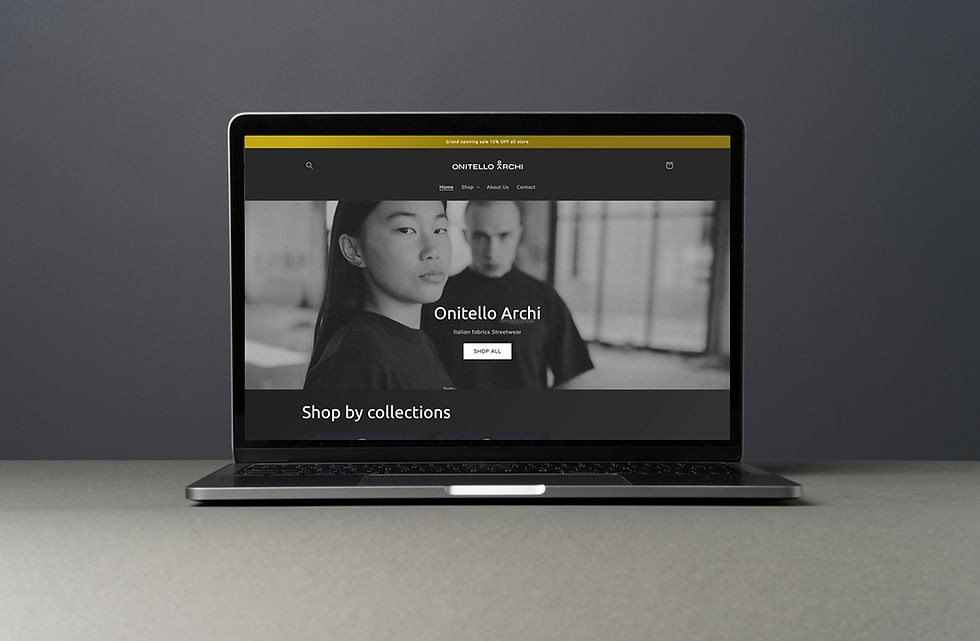 Onitello Archi fashion website